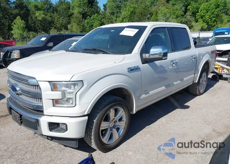 2017 Ford F-150 Platinum z USA, uszkodzony, nr VIN 1FTEW1EG2HFA45739